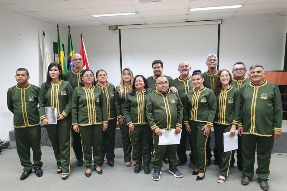 Membros da Academia Ubajarense de Letras e Artes da cidade de Ubajara, no Ceará