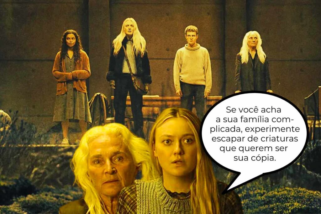 Os Observadores: o que são as criaturas na floresta? Elenco de The Watchers, Os Observadores Filme de 2024 dirigido por Night Shyamalan e escrito e dirigido por sua filha, Ishana Night Shyamalan. Final Explicado para a Revista de Entretenimento Blog da Monique.