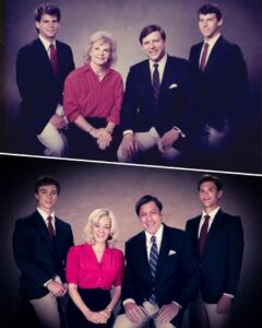 Irmãos Menendez: por que os monstros somos nós? Acima: família Menendez da vida real; Abaixo: Família Menendez da ficção.