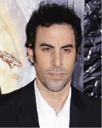 Borat é a comédia mais ousada de todos os tempos Ator Sacha Baron Cohen.
