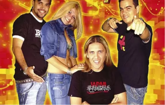 integrantes da formação antiga da banda Forró Superid de Ubajara Ceará