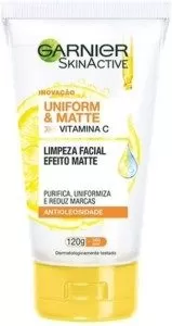 Sabonete facial Garnier com vitamina C efeito matte