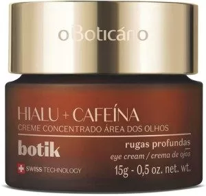 Como amenizar rugas com Botik Hialu com Cafeína Como amenizar rugas com Botik Hialu com Cafeína