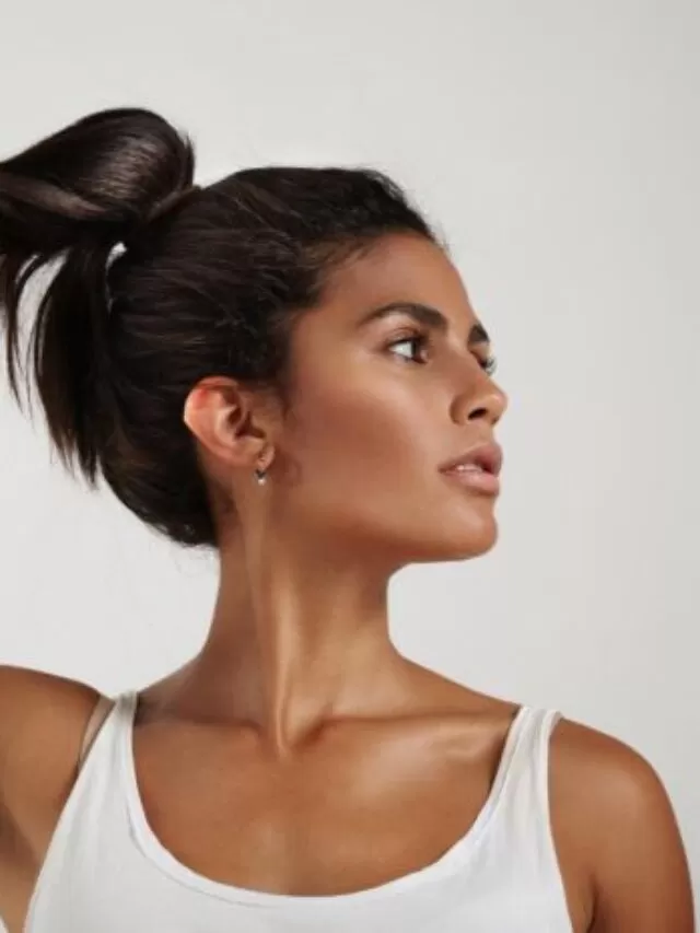 mulher sem maquiagem ou male minimalista
