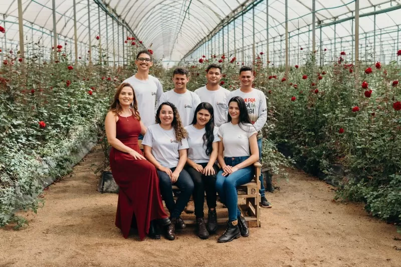 a ubajarense Lucivanda e equipe