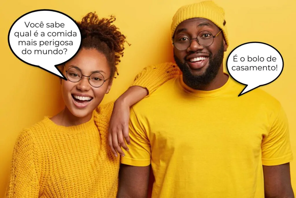 Piadas de casamento engraçadas para você rir com seu namorado, marido ou esposa.