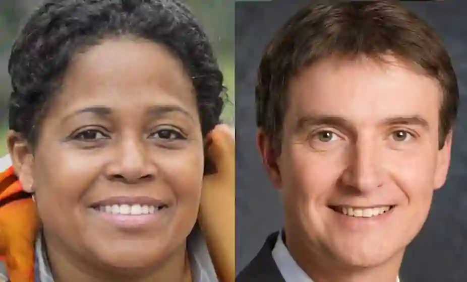 Esses rostos podem parecer realistas, mas foram gerados por um computador, ou seja, são deepfakes.