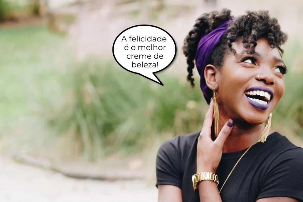 51% dos brasileiros associam felicidade à aparência física a aparência física é o mais importante para a maioria dos brasileiros (foto: moça afroamericana sorri)