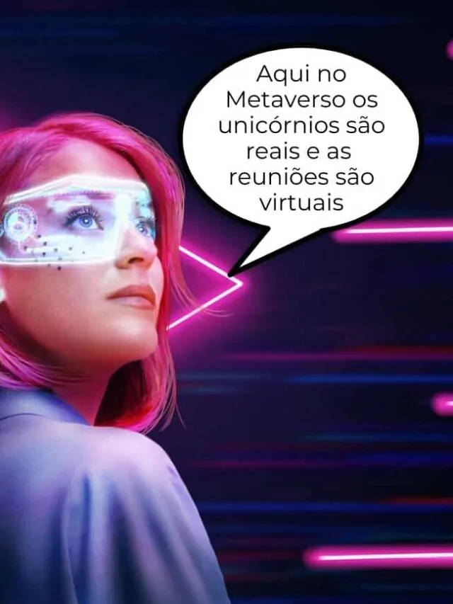 Profissões do futuro no Metaverso (foto: mulher com óculos de realidade virtual)