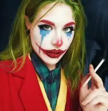 Coringa: traje e maquiagem de halloween