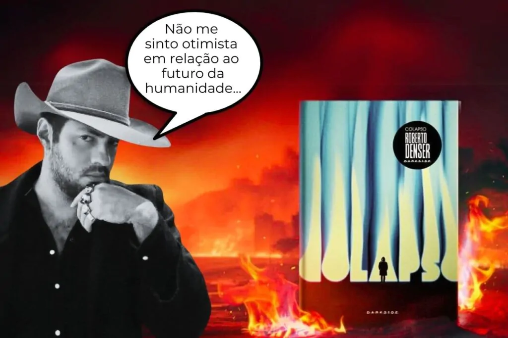 Escritor Roberto Denser, autor de Colapso, em entrevista a Revista de Entretenimento Blog da Monique.