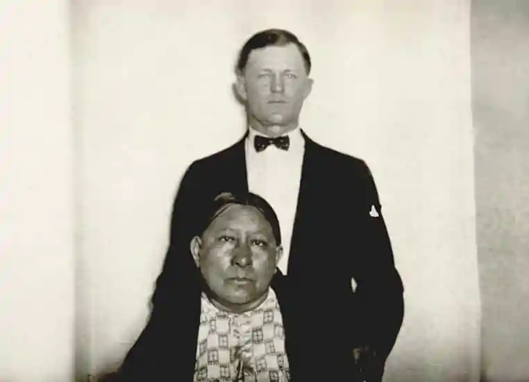 A história real de Assassinos da Lua das Flores Mollie e Ernest casamento da vida real, imagens reais